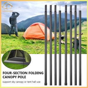 2m/6.6ft Tent Awning Pole Folding Canopy Rod Outdoor Camping Accessories