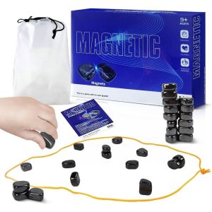 20PCS Mainan Permainan Keluarga Interaktif Konsentrasi Anak-Anak Pelatihan Catur Induksi Permainan Magnetik