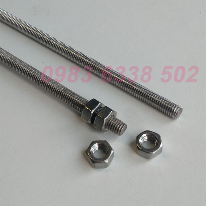 Que inox có ren đường kính 5mm tyren inox | Lazada.vn