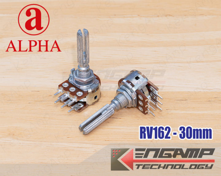 (1ตัว) [VR] ALPHA RV162 แกนยาว 30mm B20K B50K B100K | Lazada.co.th