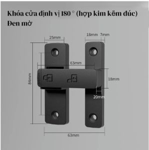 Ổ khóa số mật khẩu chống trộm - Hợp kim chống gỉ cao cấp | Không cần khoan lắp đặt dễ dàng bền bỉ