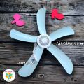 Quạt trần mini quạt treo mùng mini nhỏ gọn sải cánh 17/25/30cm. 
