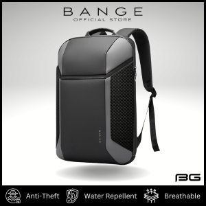 7710 BANGE Premium Quality Bag Backpack Anti Theft YKK Zipper Water Repellent Fabric 15.6 Laptop Bag USB Charging Travel Office School Work Daily Bag