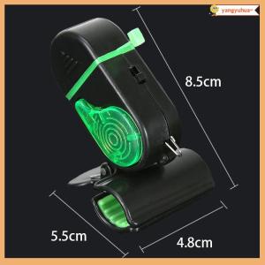yangyuhua 1PC Fish Bite Alarm High Sensitive Fishing Alarm Sound Bell LED Light Indicator Clip-on Fishing Rod Buzzer Fishing Accessories