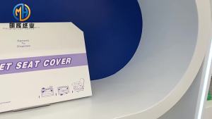 Water-Dissolvable Toilet Seat Cover 1/2 Fold 14g Wood Pulp 250 Hotel Guesthouse Toilet Paper