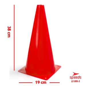 006-3 38cm SPEEDS Cone Cones Kerucut Kecil Penanda Bola Slalom Skate Basket