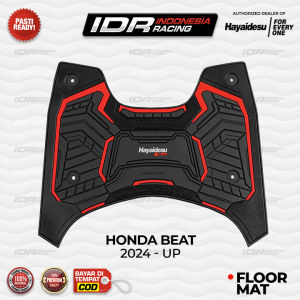 Karpet Motor Beat 2024 2025 Hayaidesu Alas Kaki Pijakan Floor Mat Anti Licin Premium