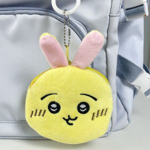 Chiikawa Usagi Cute Plush Storage Bag Backpack Hanging Pendant Hachiware Coin Purse Cartoon Pendant Girl Portable Travel Out Wallet Gifts