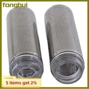 fanghui Stainless Steel Fish Tank Filter Fish Tank Fish Shrimp Mesh Net Filter Metal Pre-Filter Tube Filter Accessory Fish Tank Intake Strainer Pre-Filter Cover for Aquarium Fish Tank