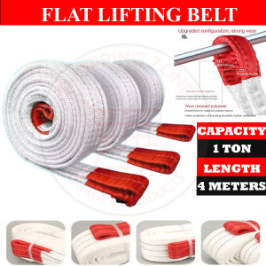 Flat Lifting Belt Flat Webbing Glass Lifting Sling/Lifting sling belt / LIFTING BELT UP TO 10TONS Pang-buhat at pang-tali sa malalaking karga