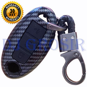 Case Carbon Smartkey Cover Key Kunci Nissan Livina Marck Juke - 7105