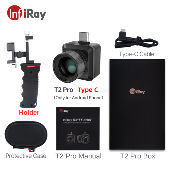 Infiray Infrared Thermal Imager T2 PRO Inspection Thermal Camera 25Hz ...