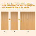 6mm PVC Accordion Sliding Door  Folding Door Suitable For Kitchen Bathroom Sliding Door household Partition Track Door Simple Door easy to install. 
