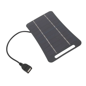 Portable 5W 5V Solars USB Charging Solars Panel Accessory Convenient for Camping Hiking and Travels Power Supplies