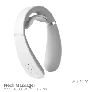 AiMY NECK MASSAGER ( Portable Cordless Massager EMS Massager Heat Therapy Remote Control )