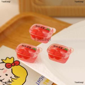 [COD] Yaokeqi 3pcs Dollhouse Mini Supermarket Plastic Sealed Fruit Combination Model Simulated Food Decoration