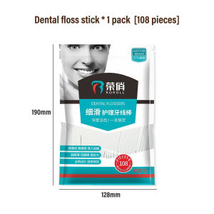 Automatic Dental Floss Storage Box Pop-Up Dental Floss Dispenser with 10Pcs Floss Dental Oral Hygiene Care Portable