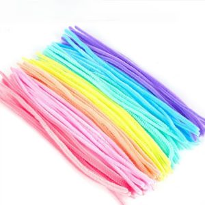 Twisted stick macaron color diy bouquet material package colorful hairy root childrens handmade toys