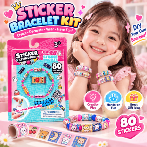Sanrio Diy Bracelet Stickers Including Hello Kitty Kuromi Cinamolol Melody And Other Designs