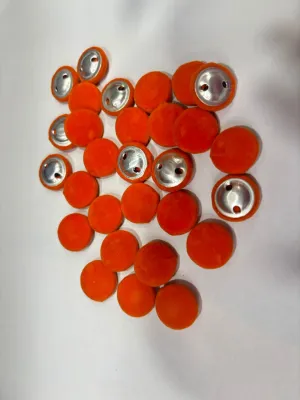 Velvet Buttons Gold Velvet Fabric Buttons Shank Pinback Flatback Buttons to Sew