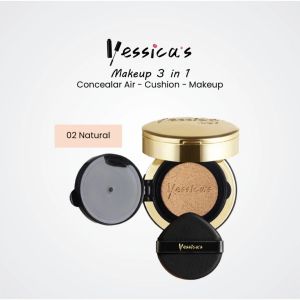 Yessicas Air Cushion [3IN1] With SPF 30 PA+++ Concealer Air Cushion And Loose Powder