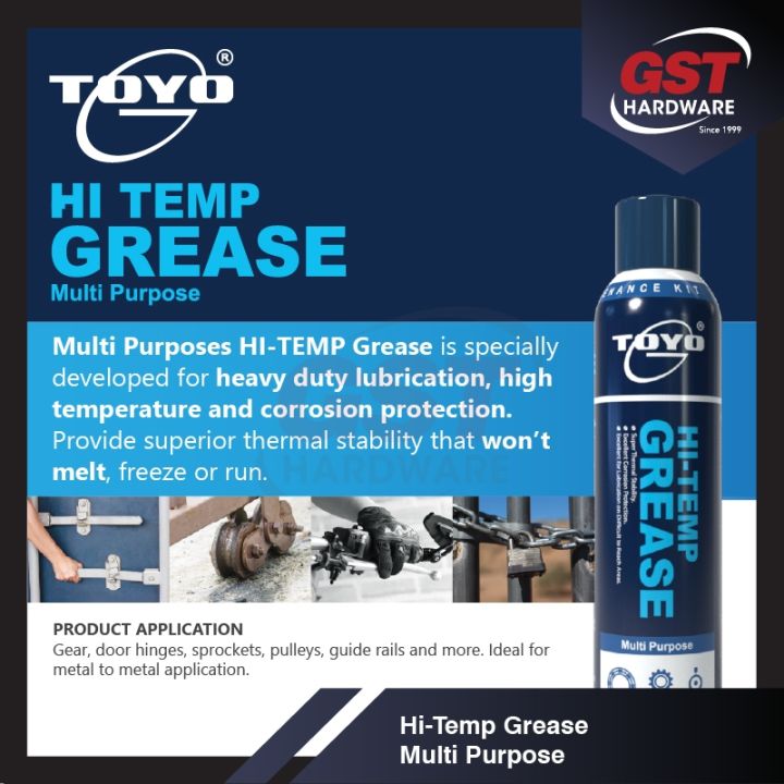 Toyo G Hi Temp Grease Spray High Temp Minyak Grease Spray Grease High