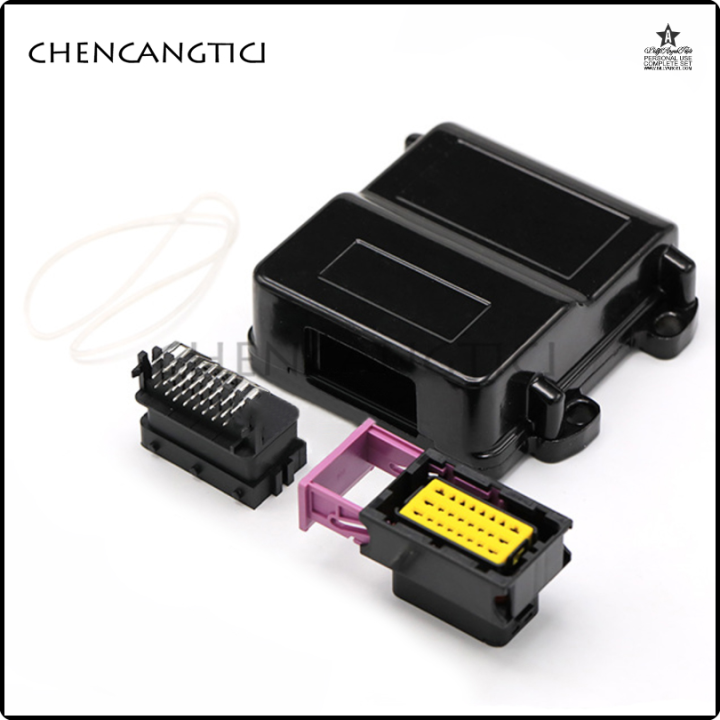 [uangp] 24 Pin Way Automotive ECU Aluminum PCB Box Enclosure With ...