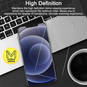 iPhone 16 / 16 Plus / 16 Pro / 16 Pro Max Full Tempered Glass Screen Protector ( Clear )