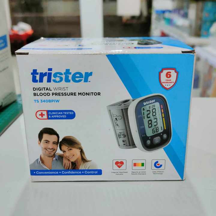 Trister Digital Wrist Blood Pressure Monitor TS 340BPIW Brandnew from