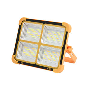 【Garansi 1 tahun】Lampu LED Solar Emergency Power Sel Surya Solar Light Outdoor Waterproof Lampu Panel Professional Light Lamp Stand Ditingkatkan Upgrade flood Wall Lampu