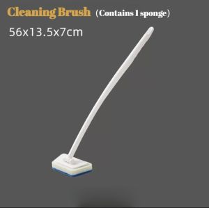 Bathroom Wall Brush Multifunctional Long Handle Adjustable angle Removable Sponge Brush Tile Floor Bathtub Brushes Household Cleaning Tools