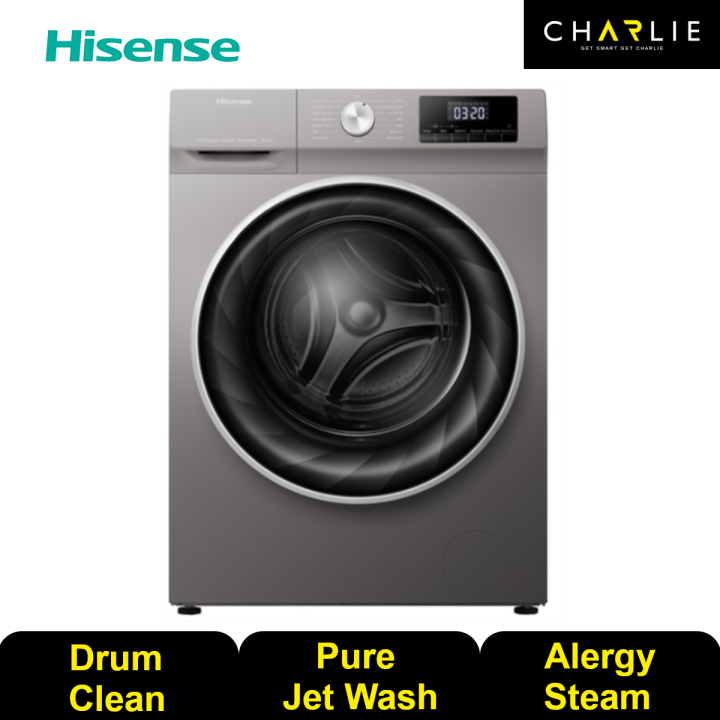 HISENSE WDQY1014EVJM 10.0KG FRONT LOAD 2 IN 1 WASHER & DRYER WASHING