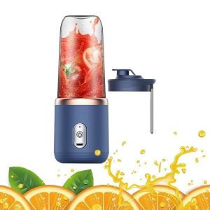 24H Shipment 400ML Portable Electric Juicer 2 Cup Home Mini Multifunctional Wireless Blender USB Rechargeable Small Juice Cup