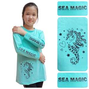 Kaos Lengan Panjang Tunik Anak Sea Magic