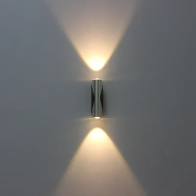 Creative Double-headed LED Wall Light Bedroom Aluminum Wall Lamp Home Sconce Luces LED Decoracion Bar KTV Porch Wall Ceiling LED Light