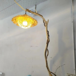 Led Stand Light Standing Lamp Bedroom Floor Lamp Living Room Standing Lamp Nordic Wood Art Bird Stand Trunk Rack Dead Tree Rod Living Room 落地灯