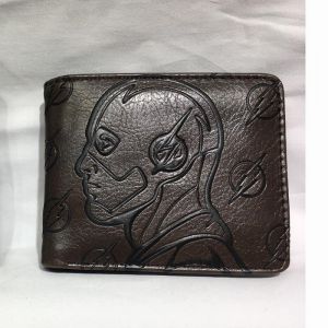 Embossed PU Leather Wallet Hero Pattern Coin Purse for Men and Women Leather Wallet Avengers Deadpool Captain America Imitation Cowhide Dark Pattern Two-Layer Wallet