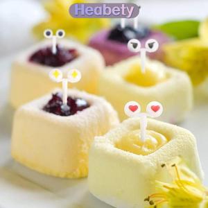 Heabety Động vật trái cây Ngã Ba cấp thực phẩm nhựa mini phim hoạt hình trẻ em bánh trái cây tăm Bento Ăn Trưa Bento phụ kiện bên trang trí quà tặng