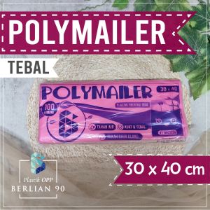 Plastik Polymailer Pink 30 x 40 cm / Plastik Packing lem seal / Plastik Olshop/Kantong Paking Tebal Murah