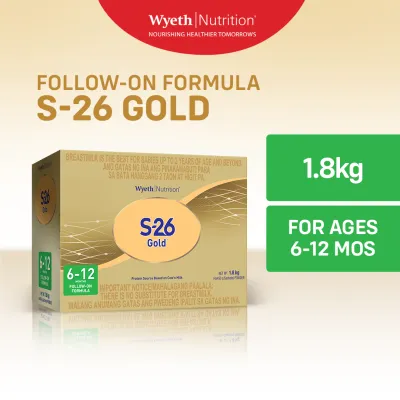 S-26 GOLD Two Follow-On Formula Milk Powder for 6-12 Months Old 1.8kg