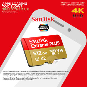 SanDisk Extreme microSD Card 64GB Read 160 MB/s Write 60 Mb/s (SDSQXA2-064G-GN6MN) การ์ด Memory Action Camera เมมโมรี่ กล้องแอคชั่น กล้อง โกโปร แซนดิส รับประกัน Lifetime โดย Synnex