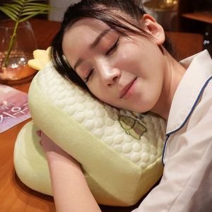 SKYJS Đậu Đá Gối ngủ văn phòng hình khủng long Có thể đảo ngược Siêu mềm Gối giữ ấm tay Quà sinh nhật Động vật dễ thương Đồ chơi nhồi bông gấu alpaca Quà tặng cho phụ nữ