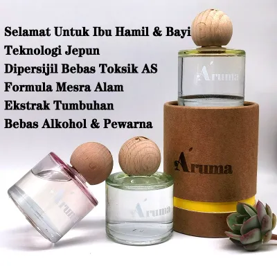 Aruma Perfume Kereta Rumah Car Perfume Home Perfume Liquid Green Apple+Sweet Peach+Dreamy Melon 3Scent