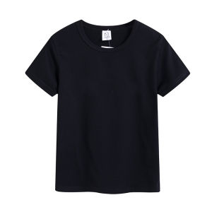 Kids High Quality Cotton T-Shirt Black & White Top for Boys and Girls 3-15 Years Old