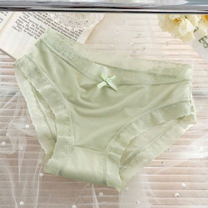BIGSIZE TỪ 40 - 85+KG Quần Lót Nữ Lưới Mỏng Phối Ren Cao Cấp Thiết Kế Nơ Xinh Xắn Thoáng Mát Co Giãn Êm Ái Hàng Loại Đẹp