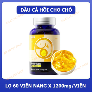 Dầu Cá cho Chó Mèo | Bổ sung DHA Omega-3 EPA giúp lông mượt giảm rụng lông sáng mắt tốt cho tim