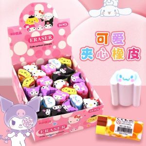 Penghapus Pensil lucu karet EDISI Sanrio Melody Kuromi Cinnamoroll Pom Pom Purin Alat Tulis Sekolah ATK