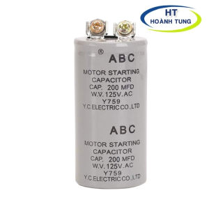 Tụ Điện Đề Tụ Điện Phóng 125vac Điện Dung 200mfd 300mfd 400mfd 600mfd Động Cơ Điện 1 Pha 220vac chậm tua