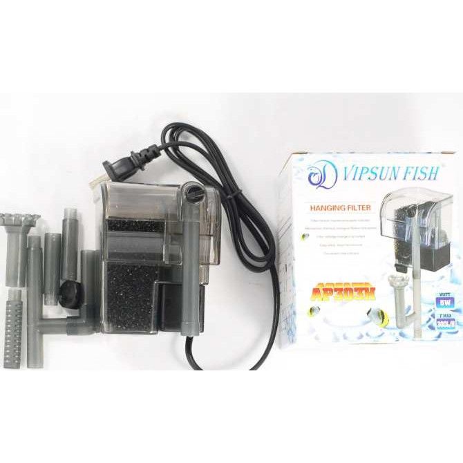 Lọc thác hồ cá mini VIPSUN FISH kết hợp lọc váng 5W - Lọc thác nước bể ...