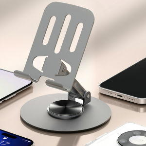 Giá đỡ điện thoại máy tính bảng bằng hợp kim nhôm xoay 360 độ giá đỡ điện thoại di động xem phim phát trực tiếp ESTLA